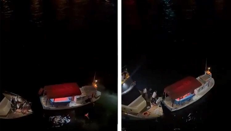 Haliç’te dehşet anları! Selfie çekerken düştü, tekne üstünden geçti
